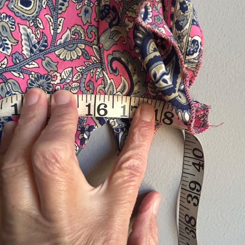 Jessica Taylor Pink Paisley 100% Silk Maxi Dress High Low Ruffle Tassel Boho S - Picture 6 of 9